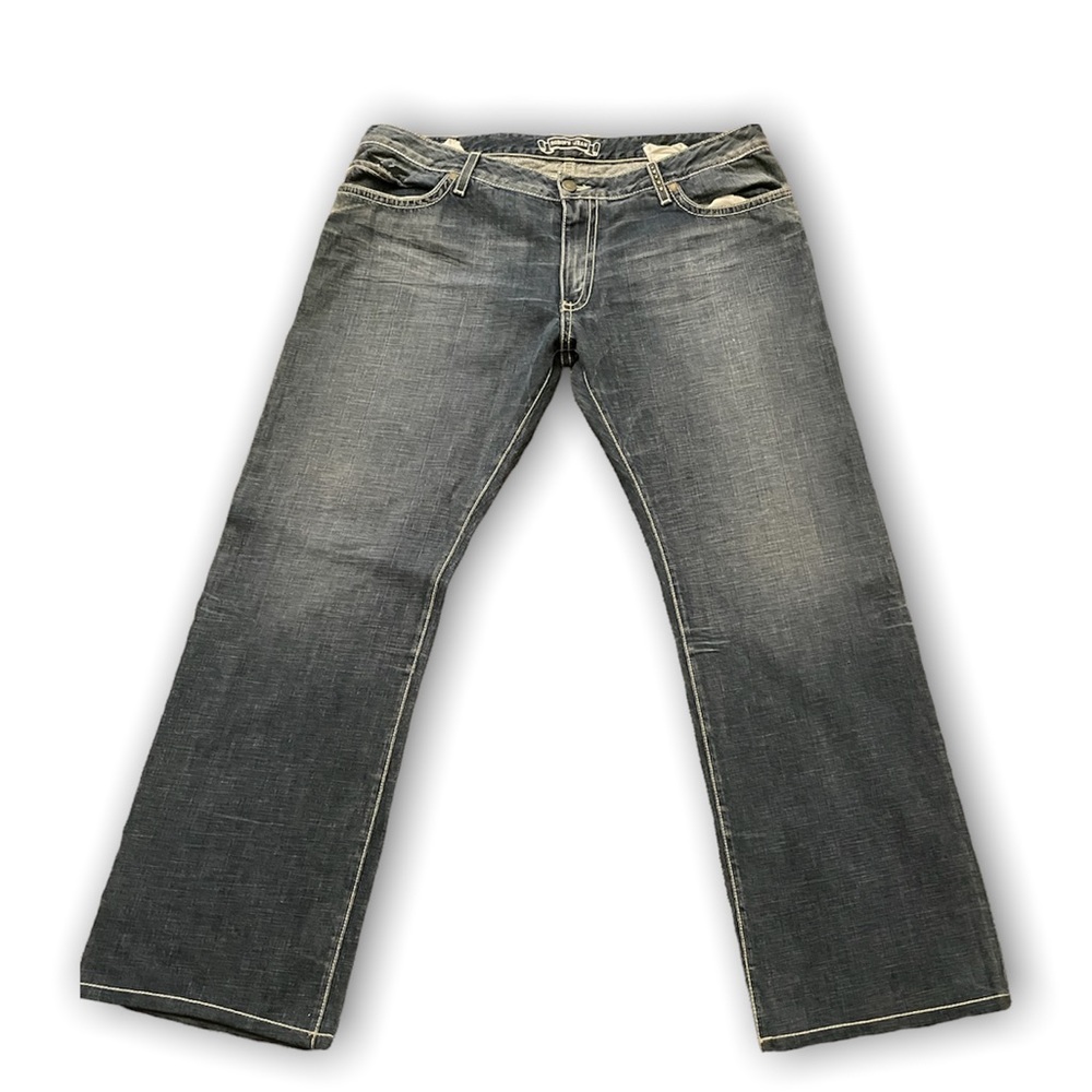 Men’s Studded Rhinestone Robin Jeans - Picture 2 of 14